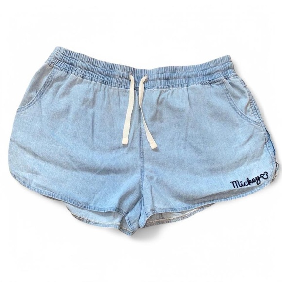 Mickey Mouse Denim Shorts - Picture 1 of 4